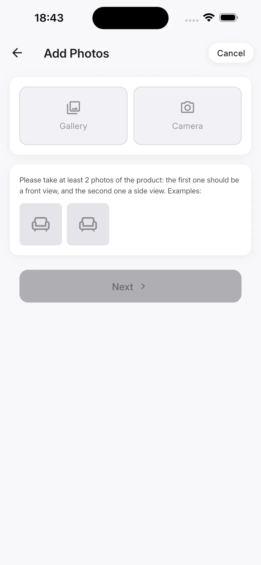 Beyo Dealer App — мобильное приложение для дилеров винтажной мебели — мобильный скриншот 3