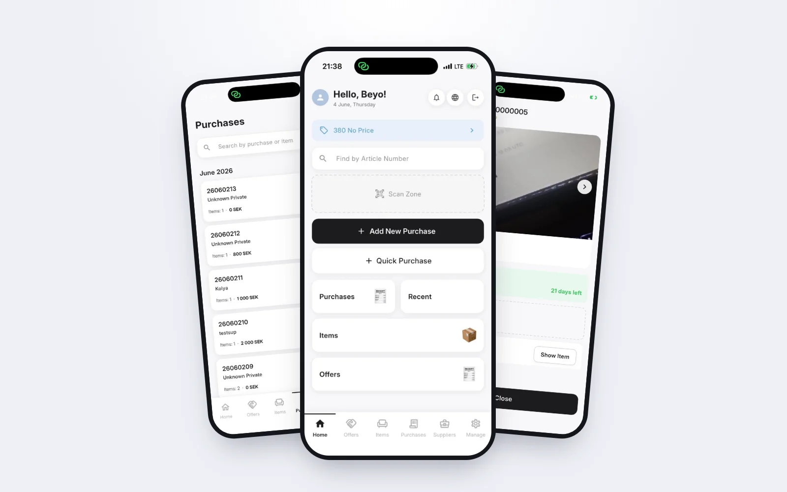 Beyo Purchase App — внутреннее приложение для закупок и склада