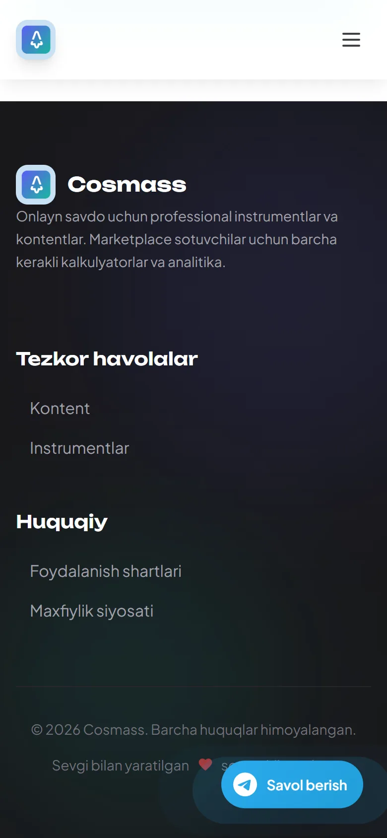 Cosmass — платформа инструментов для продавцов маркетплейсов — мобильный скриншот 5