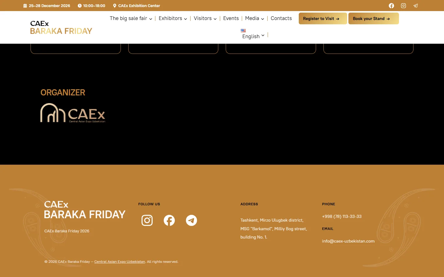 CAEx Baraka Friday — Yangi yil oldidan sotuv yarmarkasi sayti — skrinshot 4